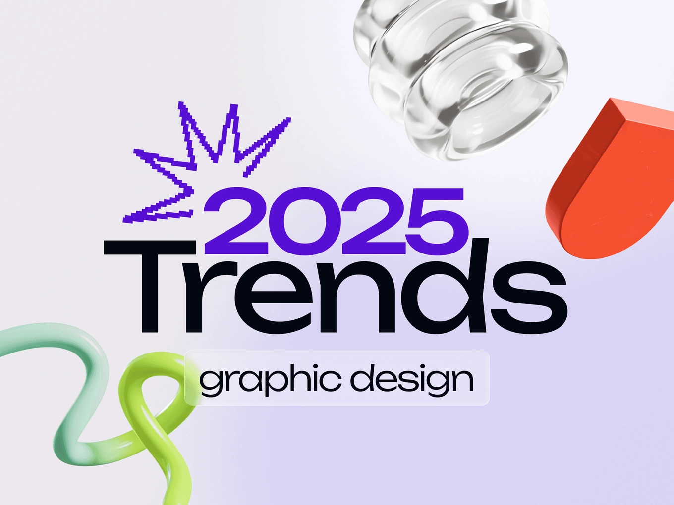 Главные тренды графического дизайна в 2025 году