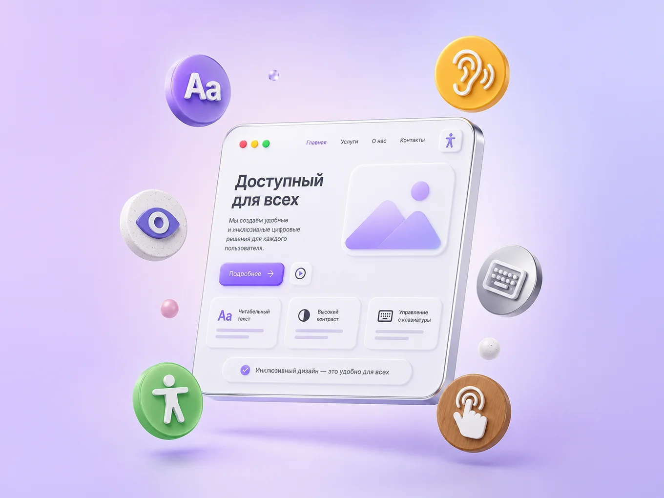 Инклюзивный дизайн сайта: когда интерфейс действительно удобен для людей